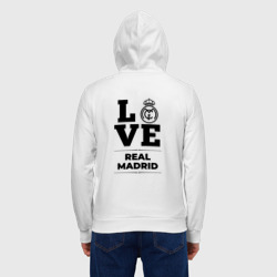 Мужская толстовка на молнии хлопок Real Madrid Love Классика - фото 2