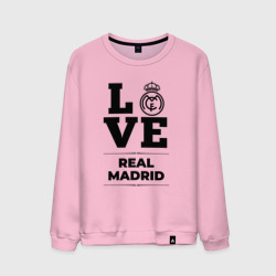 Мужской свитшот хлопок Real Madrid Love Классика