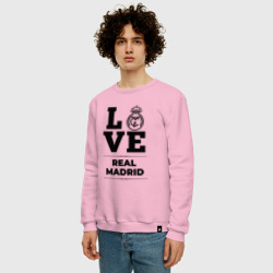 Мужской свитшот хлопок Real Madrid Love Классика - фото 2