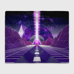 Плед 3D Vaporwave Neon Space