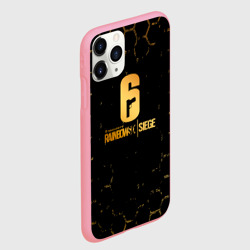 Чехол для iPhone 11 Pro Max матовый Rainbow six Siege соты - фото 2