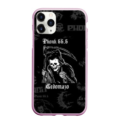 Чехол для iPhone 11 Pro Max матовый Phonk смерть с косой