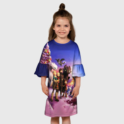 Детское платье 3D Как приручить дракона возвращение - фото 2