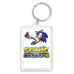 Брелок прямоугольный 35*50 Sonic Colours Hedgehog Video game