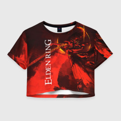 Женская футболка Crop-top 3D Malenia - Elden Ring Елден ринг