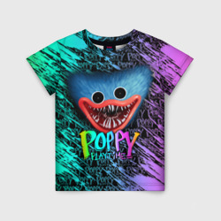 Детская футболка 3D Poppy Playtime Haggy Waggy - Поппи плейтайм Хагги Вагги