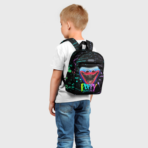 Детский рюкзак 3D Poppy Playtime Haggy Waggy - Поппи плейтайм краска - фото 3