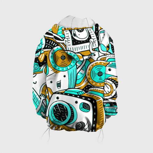 Детская куртка 3D Фотокамеры на позитиве, цвет белый - фото 2