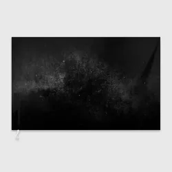 Флаг 3D Черный космос black space