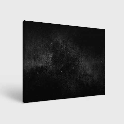 Холст прямоугольный Черный космос black space