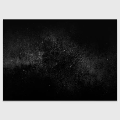 Поздравительная открытка Черный космос black space