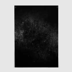 Постер Черный космос black space
