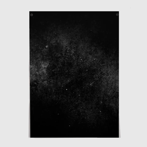 Постер Черный космос black space