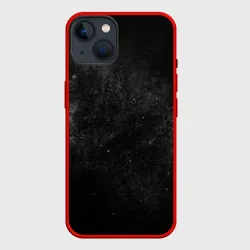 Чехол для iPhone 14 Черный космос black space