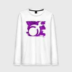 Мужской лонгслив хлопок Знак Слаанеш пятно