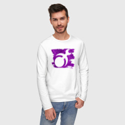 Мужской лонгслив хлопок Знак Слаанеш пятно - фото 2