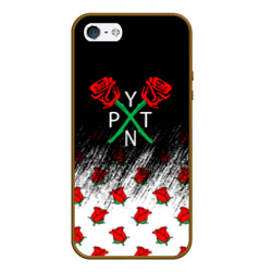 Чехол для iPhone 5/5S матовый PYTN X rose Пейтон Моормиер