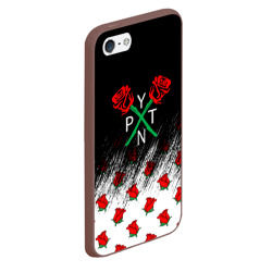 Чехол для iPhone 5/5S матовый PYTN X rose Пейтон Моормиер - фото 2