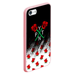 Чехол для iPhone 5/5S матовый PYTN X rose Пейтон Моормиер - фото 2