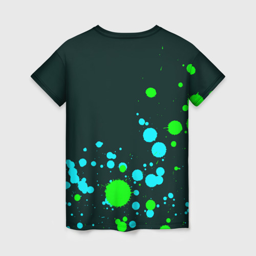 Женская футболка 3D с принтом ДЕСТИНИ 2 | Краска / FS, вид сзади #1