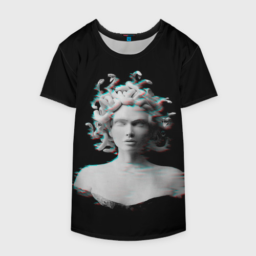 Накидка на куртку 3D Горгона медуза medusa gorgon, цвет 3D печать - фото 4