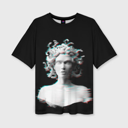 Женская футболка oversize 3D Горгона медуза medusa gorgon