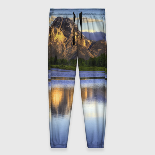Женские брюки 3D Горы mountains, цвет 3D печать