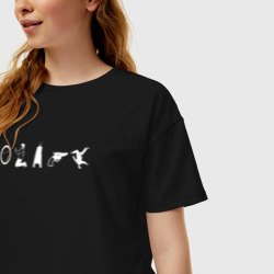 Женская футболка хлопок Oversize Symbolism Ozark - фото 2