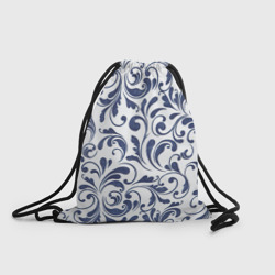 Рюкзак-мешок 3D Гжелевый рисунок