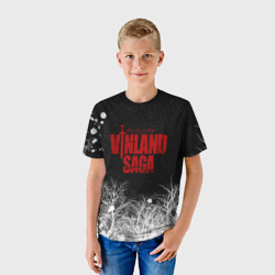 Детская футболка 3D Сага о Винланде логотип - фото 2