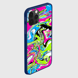 Чехол для iPhone 12 Pro Абстрактные мраморные разводы в ярких цветах. Поп арт - фото 2