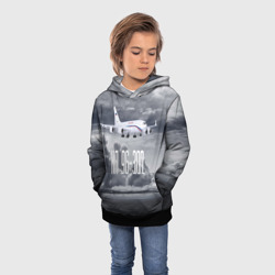 Детская толстовка 3D Пассажирский самолет Ил 96-300 - фото 2