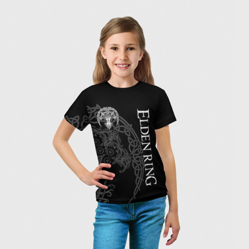 Детская футболка 3D Святое древо Микеллы Елден ринг, цвет 3D печать - фото 5