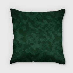 Подушка с принтом Камуфляж погранвойска зеленый для любого человека, вид сзади №1. Цвет основы: 3d (велсофт)