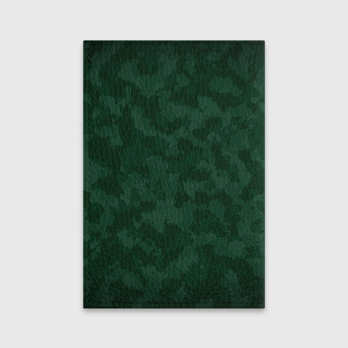 Обложка для паспорта матовая кожа Камуфляж погранвойска зеленый, цвет зеленый - фото 2