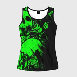 Женская майка 3D Сабатон Sabaton черепа