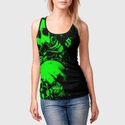 Женская майка 3D Сабатон Sabaton черепа - фото 2