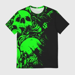 Мужская футболка 3D Сабатон Sabaton черепа