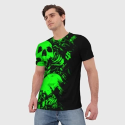 Мужская футболка 3D Сабатон Sabaton черепа - фото 2