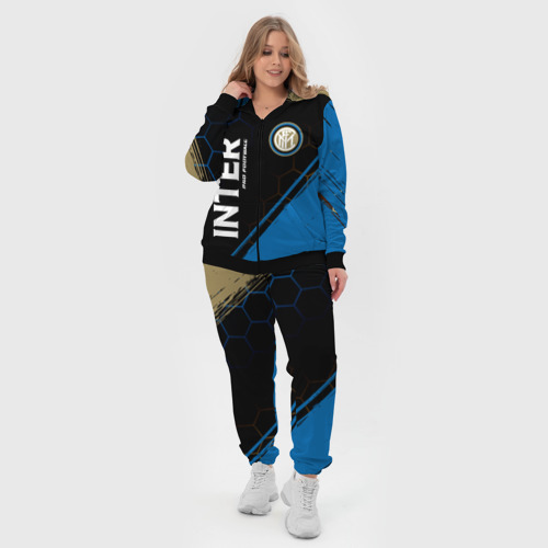 Женский костюм 3D Inter Pro Football + Краска, цвет черный - фото 5