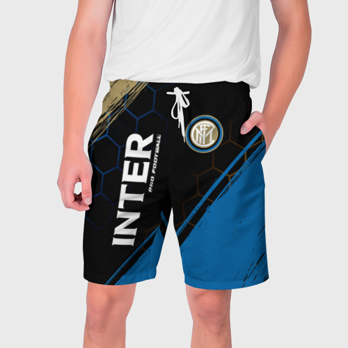 Мужские шорты 3D Inter Pro Football + Краска, цвет 3D печать