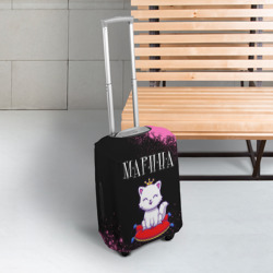 Чехол для чемодана 3D Марина - кошка - Брызги - фото 2