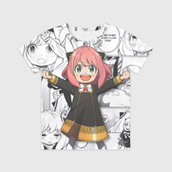 Детская футболка 3D Семья Шпиона Аня Форджер на манге