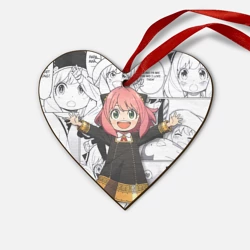 Деревянная игрушка Сердце Семья Шпиона Аня Форджер на манге