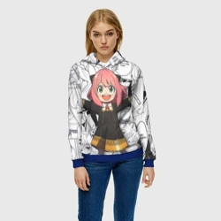 Женская толстовка 3D Семья Шпиона Аня Форджер на манге - фото 2