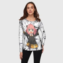 Женский лонгслив 3D Семья Шпиона Аня Форджер на манге - фото 2