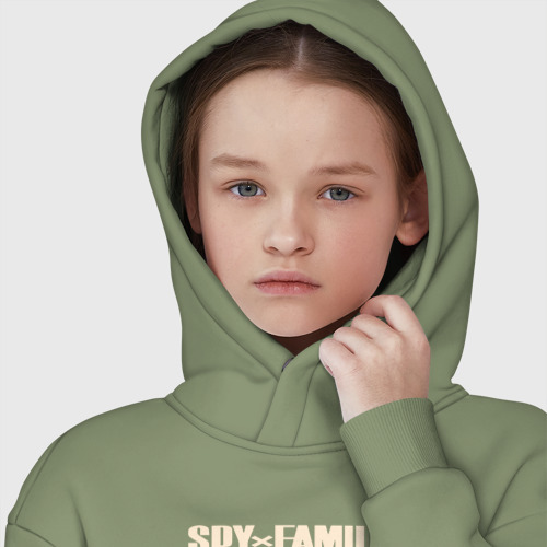 Детское худи Oversize хлопок Семья Шпиона Spy x Family, цвет авокадо - фото 6