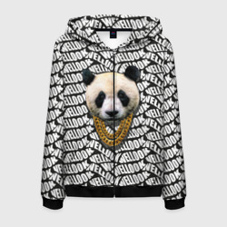 Мужская толстовка 3D на молнии Panda Look