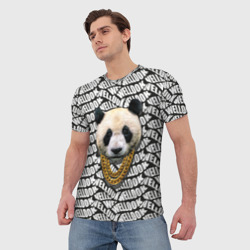 Мужская футболка 3D Panda Look - фото 2