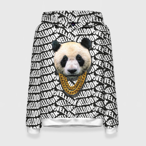 Женская толстовка 3D Panda Look, цвет 3D печать